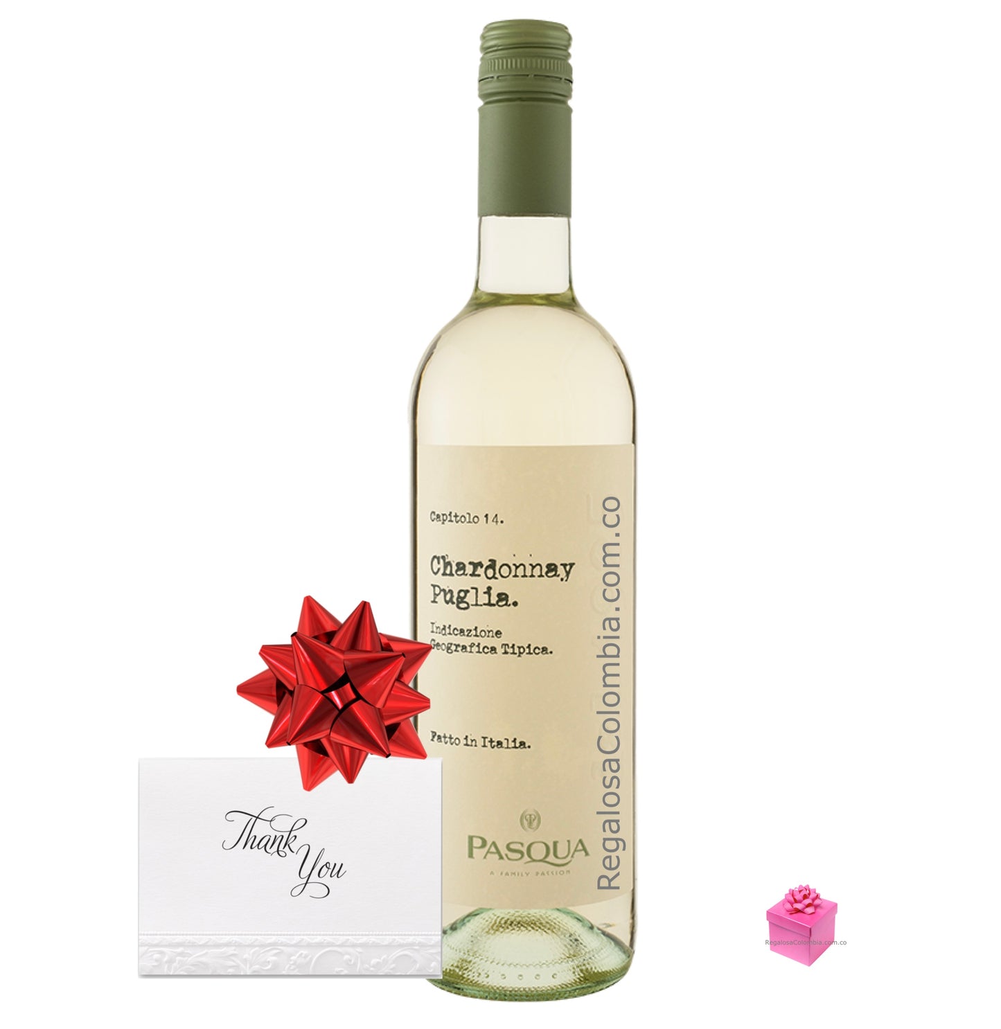 Botella de Vino italiano Pasqua 750 ml