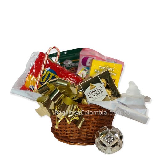 Mini Canasta Navideña