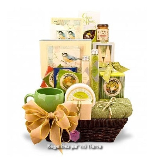 Life basket with products for Mind and Body
