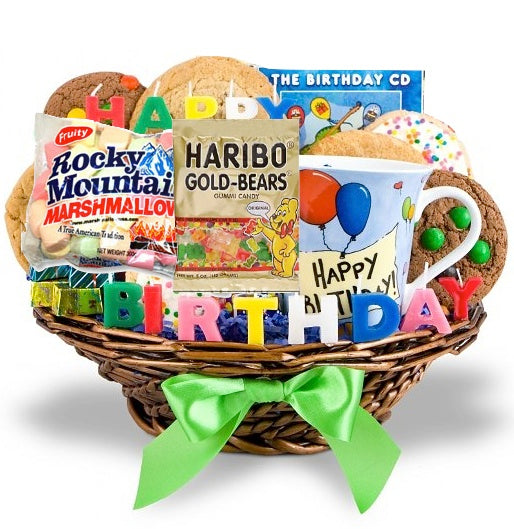 Happy Birthday Wishes Basket